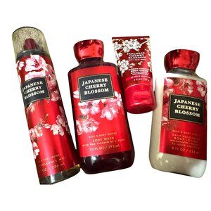 Bath & Body Works Japanese Cherry Blossom Body Care Set NEW